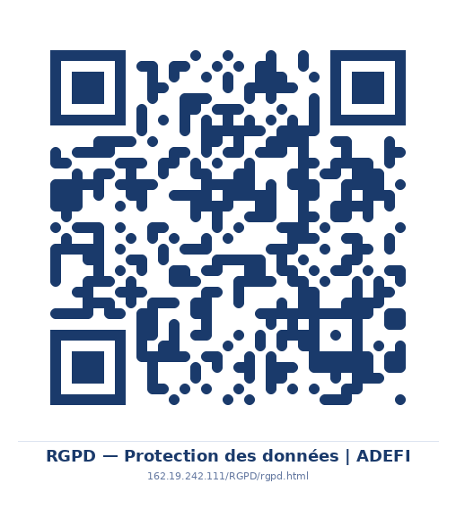 QR Code RGPD